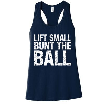 Baseball Batter Batting Strategy Lift Small Bunt The Ball Womens Tank Top