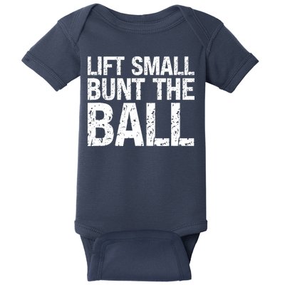 Baseball Batter Batting Strategy Lift Small Bunt The Ball Baby Bodysuit