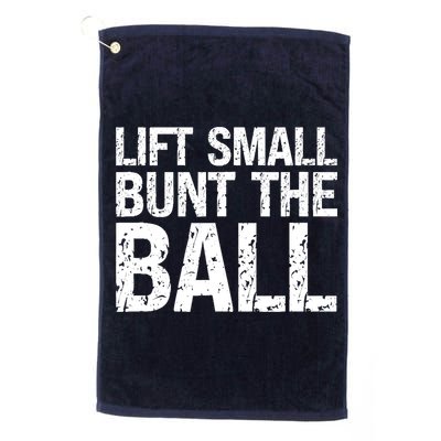 Baseball Batter Batting Strategy Lift Small Bunt The Ball Golf Towel