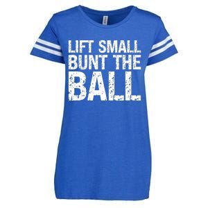 Baseball Batter Batting Strategy Lift Small Bunt The Ball Enza Ladies Jersey Football T-Shirt