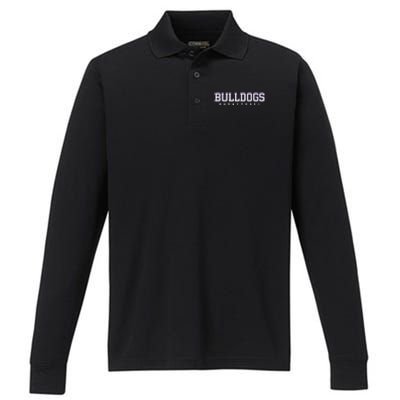 Brownsburg Bulldogs Performance Long Sleeve Polo