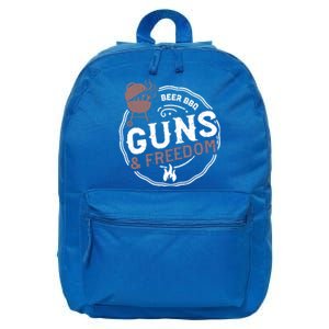 Beer: Beer Bbq Guns And Freedom Bbq Sayings Gift 16 in Basic Backpack