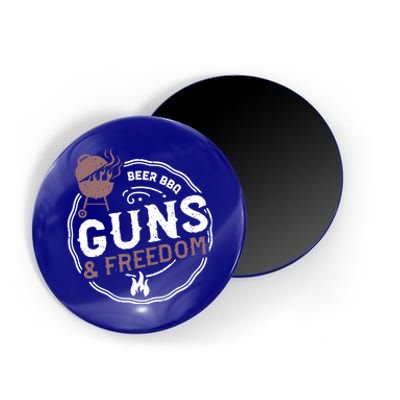 Beer: Beer Bbq Guns And Freedom Bbq Sayings Gift Magnet