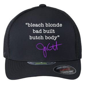 Bleach Blonde Bad Built Butch Body Jasmine Crockett Flexfit Unipanel Trucker Cap