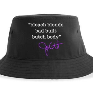 Bleach Blonde Bad Built Butch Body Jasmine Crockett Sustainable Bucket Hat