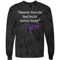 Bleach Blonde Bad Built Butch Body Jasmine Crockett Tie-Dye Long Sleeve Shirt