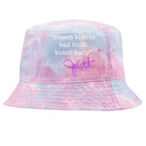 Bleach Blonde Bad Built Butch Body Jasmine Crockett Tie-Dyed Bucket Hat