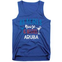 Beaches Booze Besties Bachelorette Aruba Trip Gift Tank Top