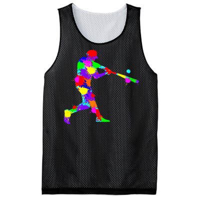 Baseball Batter Mesh Reversible Basketball Jersey Tank