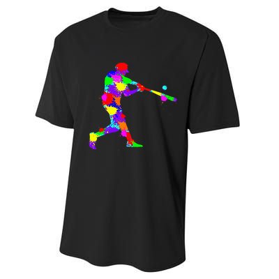 Baseball Batter Performance Sprint T-Shirt