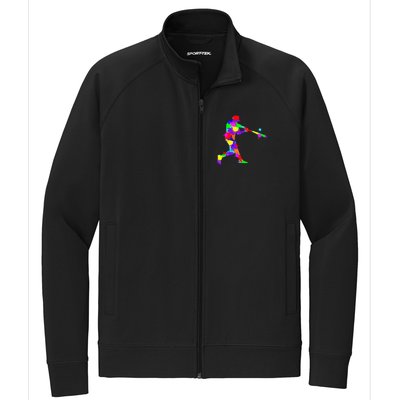 Baseball Batter Stretch Full-Zip Cadet Jacket