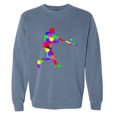 Baseball Batter Garment-Dyed Sweatshirt