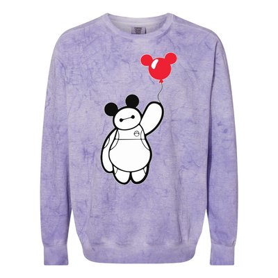 Baymax Baloon Colorblast Crewneck Sweatshirt