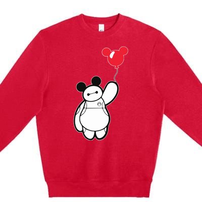 Baymax Baloon Premium Crewneck Sweatshirt