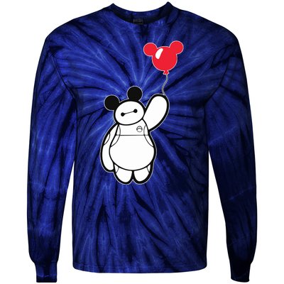 Baymax Baloon Tie-Dye Long Sleeve Shirt