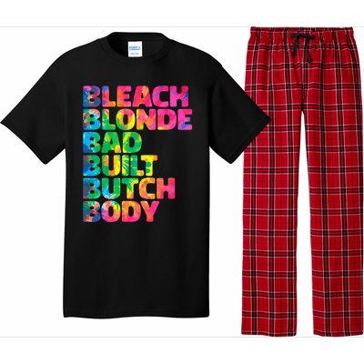 Bleach Blonde Bad Built Butch Body Pajama Set