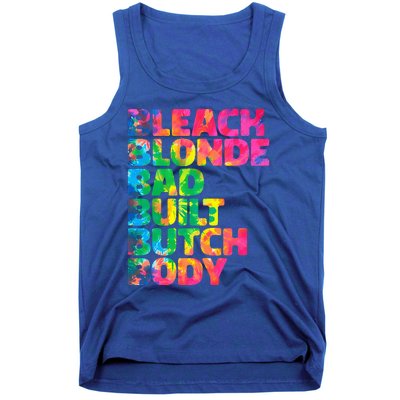 Bleach Blonde Bad Built Butch Body Tank Top