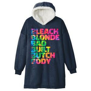 Bleach Blonde Bad Built Butch Body Hooded Wearable Blanket