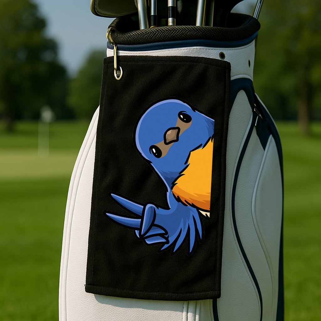 Bluebird Bird Golf Towel