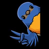 Bluebird Bird Cropped Pullover Crew