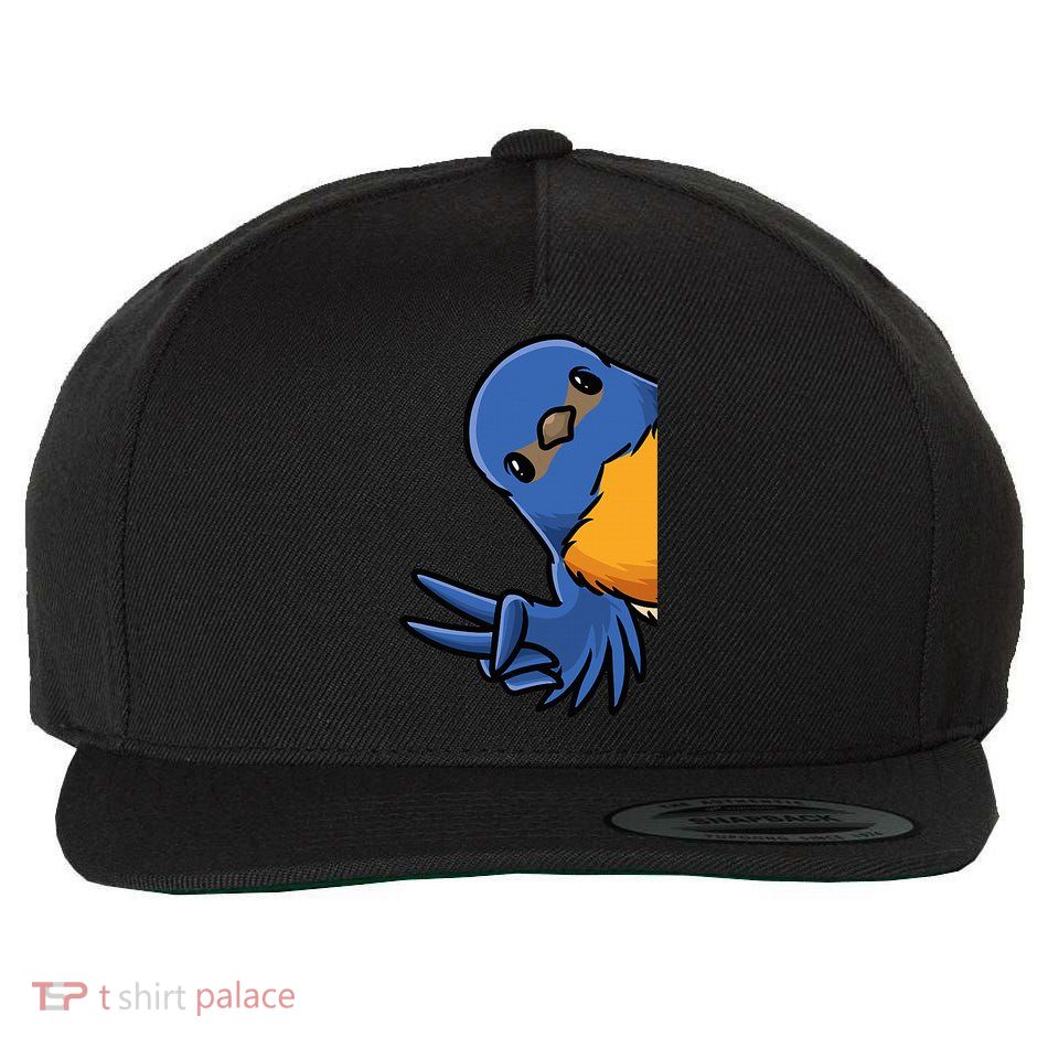 Bluebird Bird Wool Snapback Cap