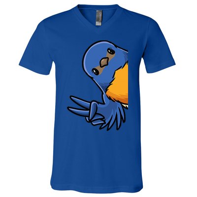 Bluebird Bird V-Neck T-Shirt