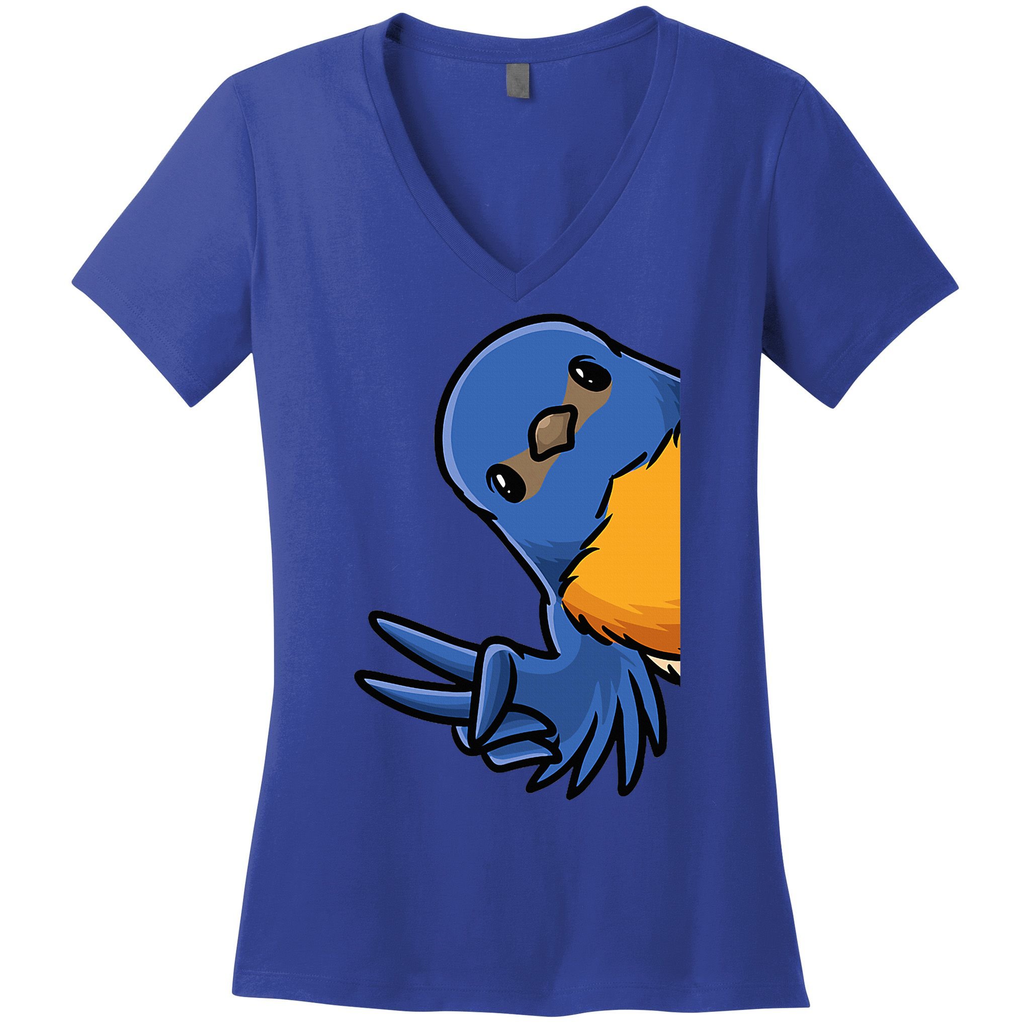 Bluebird Bird Women's V-Neck T-Shirt