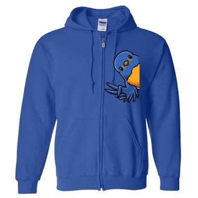 Bluebird Bird Full Zip Hoodie