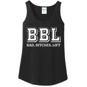 Bbl Bad Bitches Lift Ladies Essential Tank