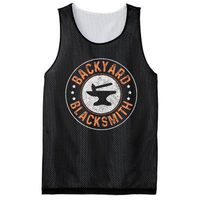 Blacksmith Backyard Blacksmithing Forge Forging Gift Mesh Reversible Basketball Jersey Tank