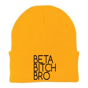 Beta Bitch Bro Knit Cap Winter Beanie