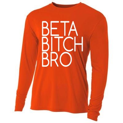 Beta Bitch Bro Cooling Performance Long Sleeve Crew