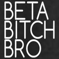 Beta Bitch Bro Garment-Dyed Heavyweight T-Shirt