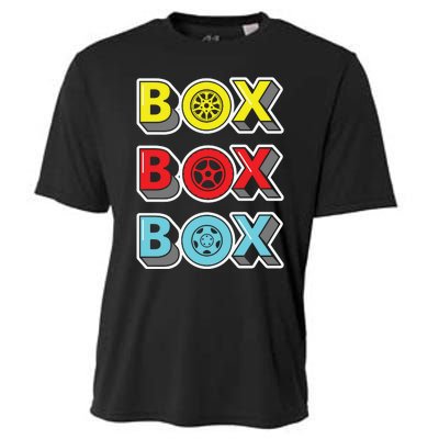 Box Box Box Retro Vintage Racing Cooling Performance Crew T-Shirt