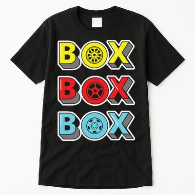 Box Box Box Retro Vintage Racing Tall T-Shirt