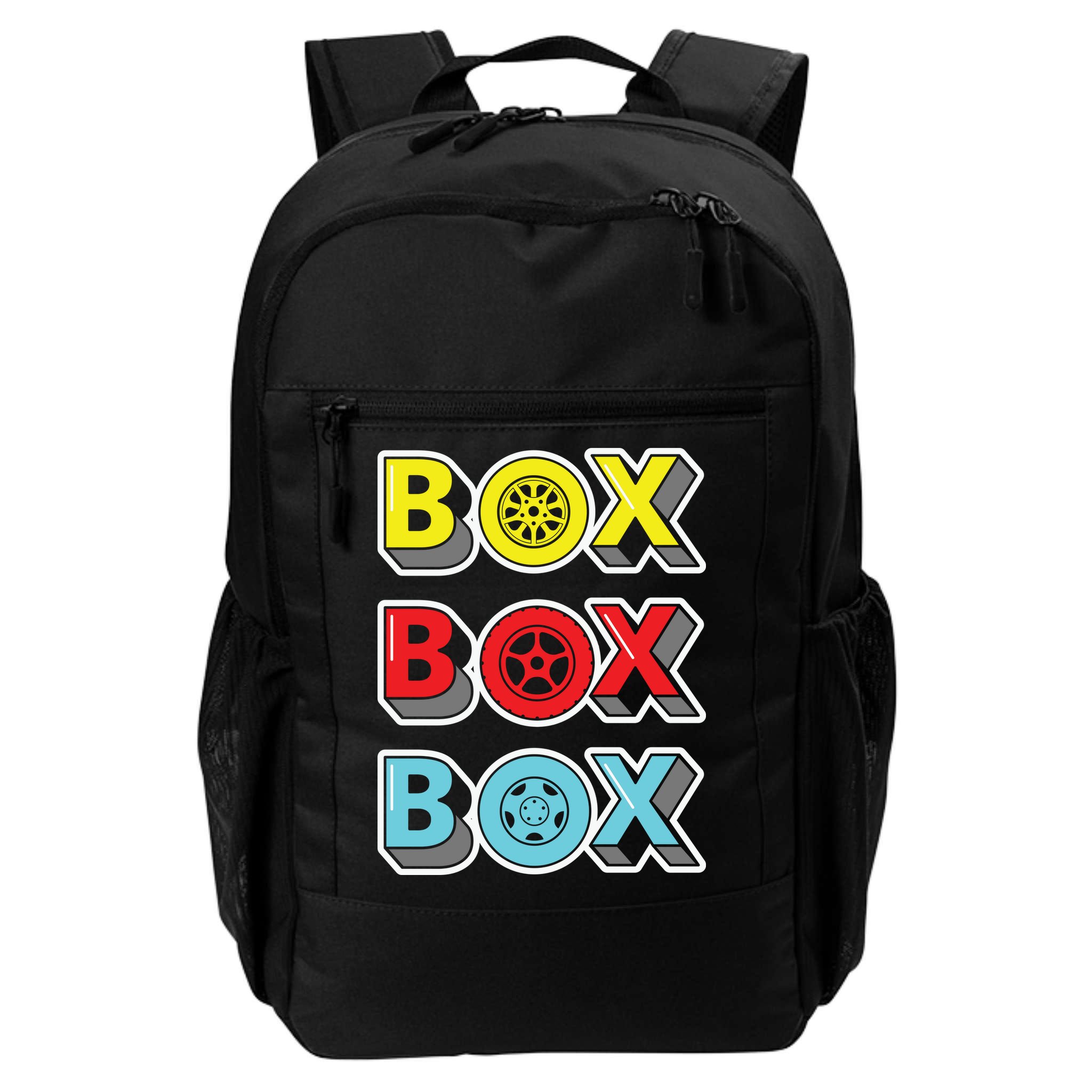 Box Box Box Retro Vintage Racing Backpack