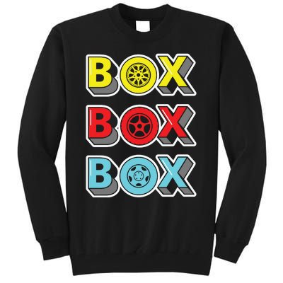 Box Box Box Retro Vintage Racing Tall Sweatshirt