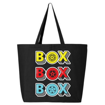 Box Box Box Retro Vintage Racing 25L Jumbo Tote