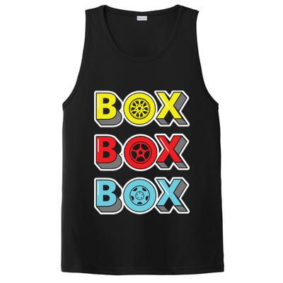 Box Box Box Retro Vintage Racing PosiCharge Competitor Tank