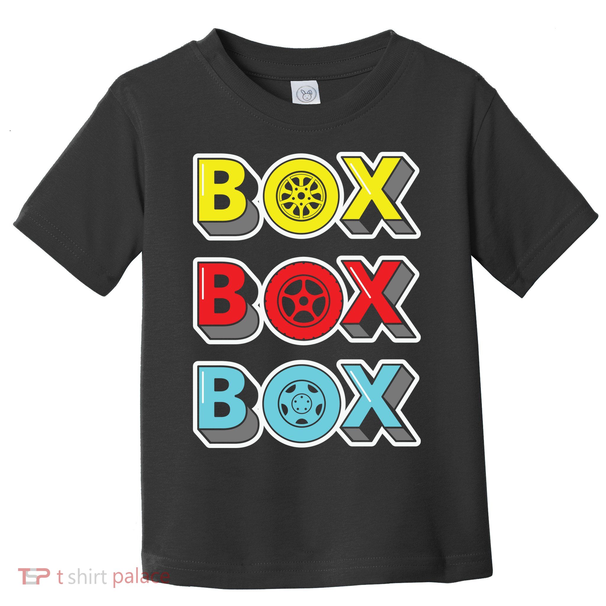 Box Box Box Retro Vintage Racing Toddler T-Shirt