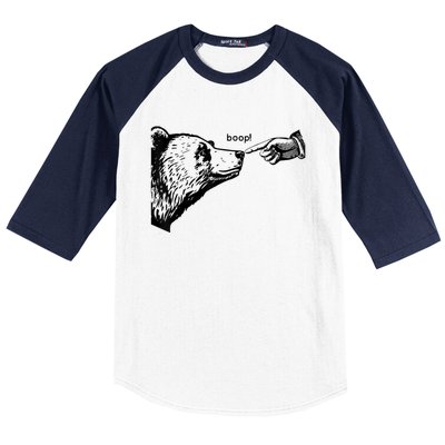 Boop Bear Baseball Sleeve Shirt