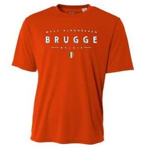 Bruges Belgium Cooling Performance Crew T-Shirt