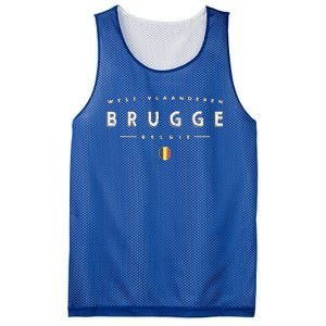 Bruges Belgium Mesh Reversible Basketball Jersey Tank