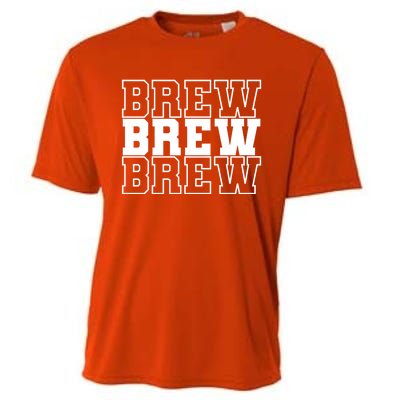 Beer Brewer Brew Your Own Beer Gift Cooling Performance Crew T-Shirt