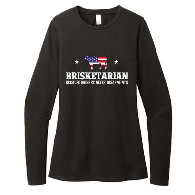 Brisketarian Because Brisket Never Disappoints BBQ Lover Womens CVC Long Sleeve Shirt