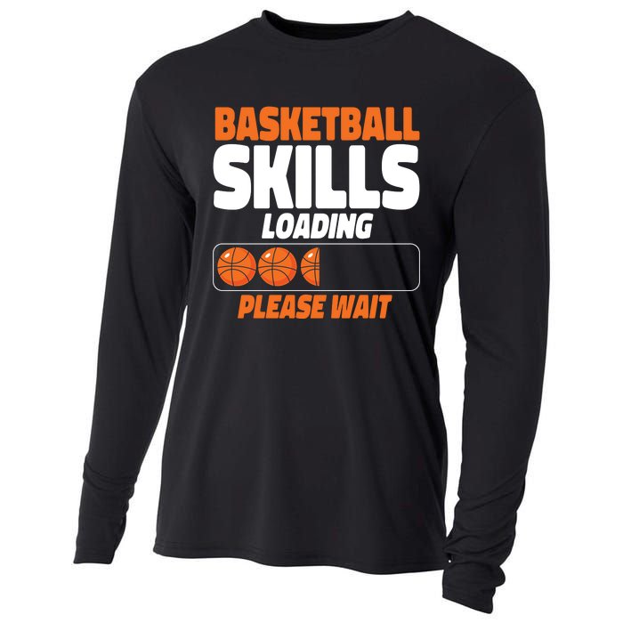 Basketball Bball Basketball Skills Loading Please Wait Cooling Performance Long Sleeve Crew