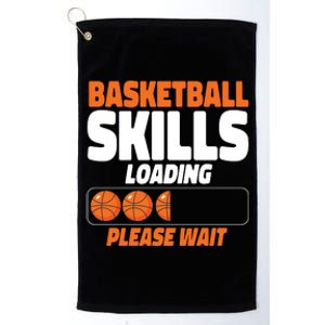 Basketball Bball Basketball Skills Loading Please Wait Platinum Collection Golf Towel