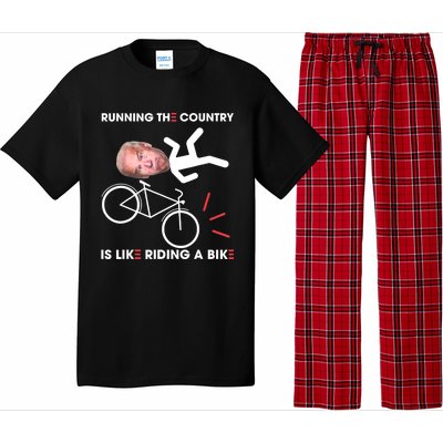 Biden Bike Bicycle Running The Country Is Like Riding A Bike Pajama Set