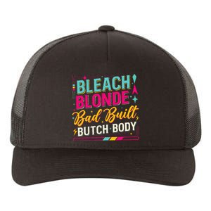 Beach Blonde Bad Built Butch Body Funny Council Yupoong Adult 5-Panel Trucker Hat