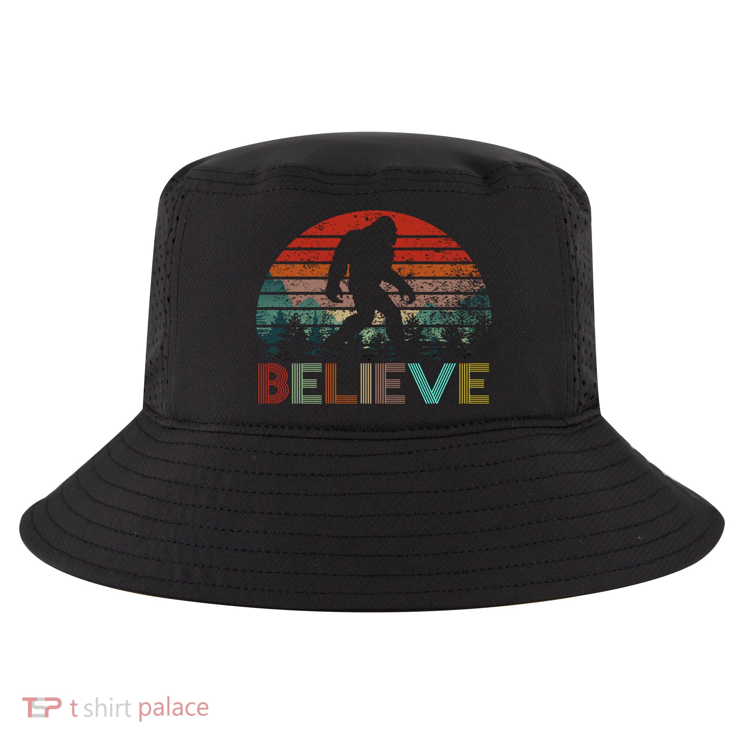 Believe Bigfoot Cool Comfort Performance Bucket Hat